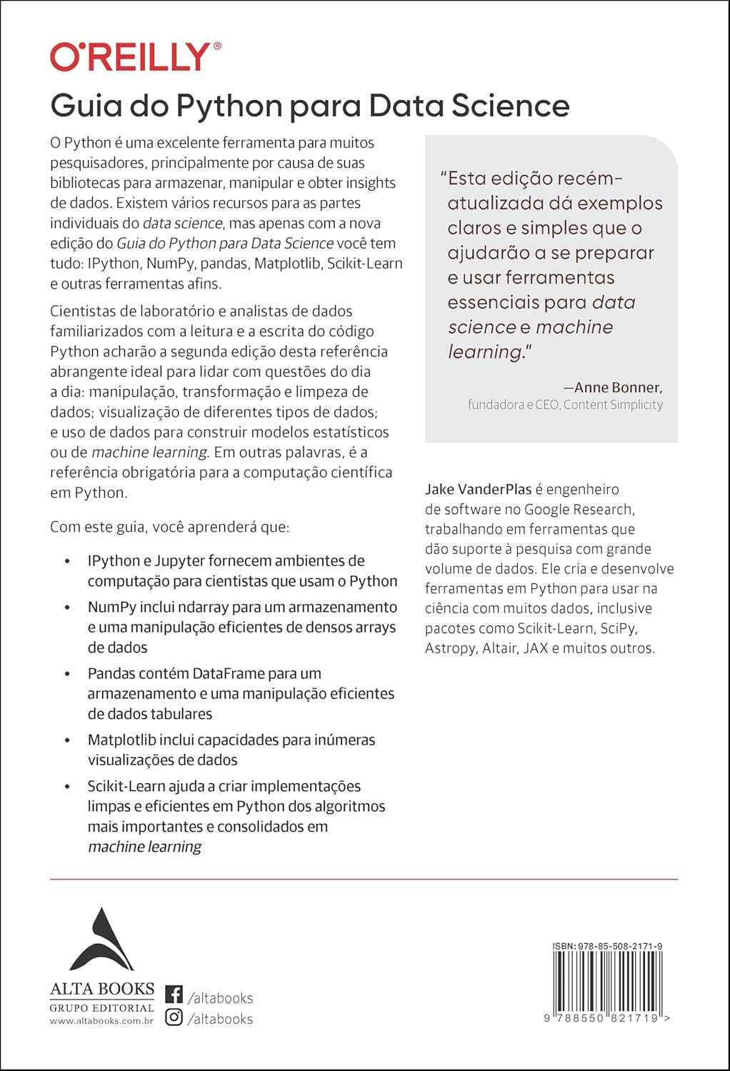 Guia Do Python para Data Science - Tradução da Segunda Edição: ferramentas essenciais para trabalhar com dados - Imagem 2